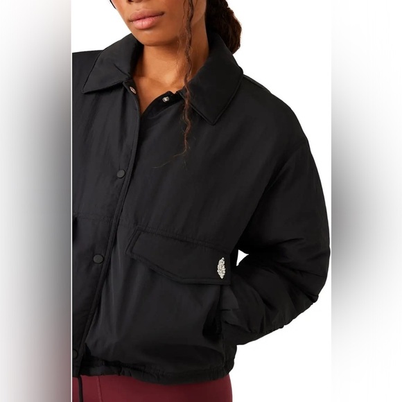 Free People - FP Movement off the bleachers coaches- size small - Picture 4 of 10